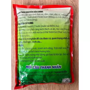 CÁM CÂU CÁ THANH NHẪN TANH, MỒI TANH 1KG CHÍNH HÃNG