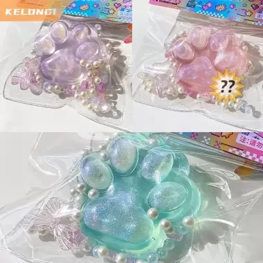 KELONG1 Squishу Mèo Chân Chậm Phục Hồi Căng Thẳng Giảm Đồ Chơi Nhúm Thần Chú Đồ Chơi Squishy Đồ Chơi Bóp Đồ Chơi Cho Trẻ Em Người Lớn Quà Tặng Kỳ Nghỉ