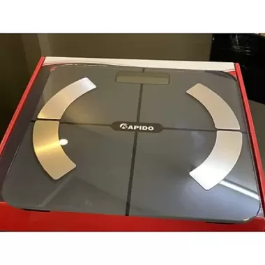 Cân rapido, Cân điện tử 100kg gia đình, Cân điện tử cho người - Cân sức khỏe phân tích chỉ số - loại vuông, có Bluetooth RSB02-S, Phân Tích Các Chỉ Số Cơ Thể, Hiểu Và Kiểm Soát Cơ Thể Bạn