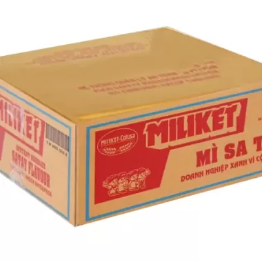 Mì Miliket Giấy Hai Con Tôm Thùng 30 gói 75g (Viền Xanh)