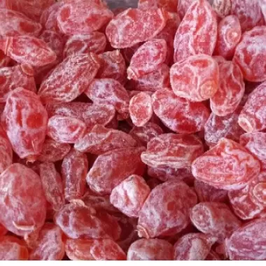 1Kg-500gr Xí muội đào hồng phấn - xí muội đào -Vô hủ pet 500 gr sản phẩm date mới 5