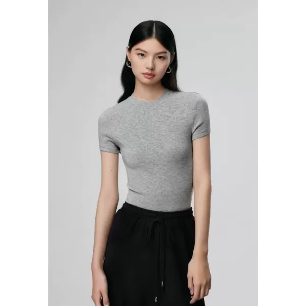 Hình ảnh sản phẩm Áo thun ôm body cotton lông mịn co giãn Justdun B18