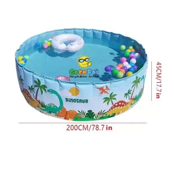 Hướng dẫn chọn kích thước bể bơi gấp gọn phù hợp cho không gian nhà bạn
