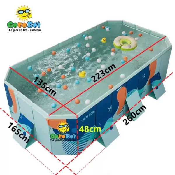Câu chuyện thực tế: Lắp đặt và tận hưởng bể bơi gấp gọn không cần bơm hơi trong mùa hè