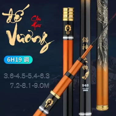 Bộ cần câu cá Đế Vương Chư Hầu 6H cần câu tay chính hãng ZTYL kèm phụ kiện V03 Đồ Câu Việt Bắc 3