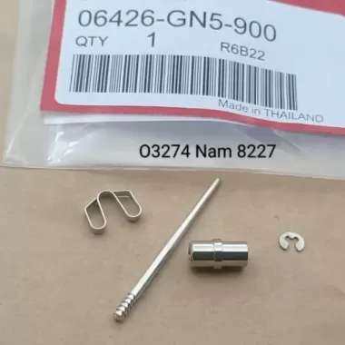 Bộ kim đót trắng inox bình xăng con DREAM, WAVE 100... zin Honda