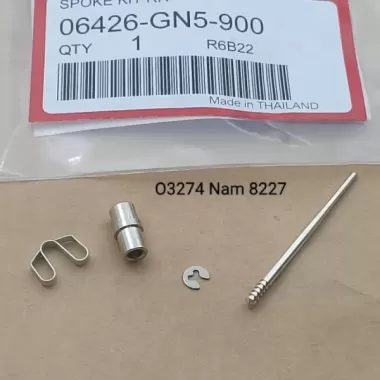 Bộ kim đót trắng inox bình xăng con DREAM, WAVE 100... zin Honda