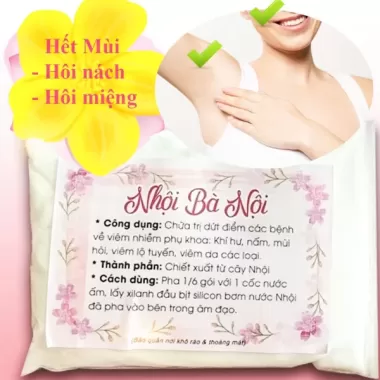 Bột Nhội Thần Thánh Bà Nội Vệ Sinh Phụ Nữ Vệ Sinh Phụ Khoa Hôi Nách Hôi Miệng Bột Nhội Khô Cao Lá Nhội 6