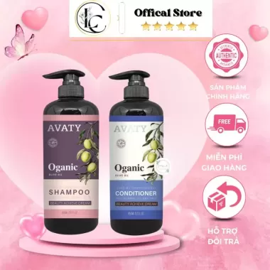 Cặp Gội - Xả Avaty Oganic Olive Oil Phục Hồi Hư Tổn Ngăn Rụng Tóc 800ML 1 Cặp Gội - Xả Avaty Oganic Olive Oil Phục Hồi Hư Tổn Ngăn Rụng Tóc 800ML 1