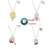 【Chính Hãng】swarovski Dây Chuyền Pha Lê Mười Hai Chòm Sao Hello Kitty Chuỗi Xương Đòn Vàng Trắng Thời Trang Đáng Yêu Kalung 5215030 Tặng Bạn Gái Một Món Quà