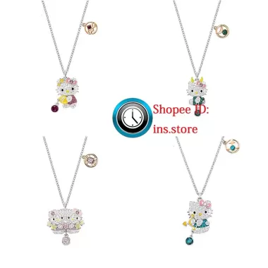 【Chính Hãng】swarovski Dây Chuyền Pha Lê Mười Hai Chòm Sao Hello Kitty Chuỗi Xương Đòn Vàng Trắng Thời Trang Đáng Yêu Kalung 5215030 Tặng Bạn Gái Một Món Quà 3 【Chính Hãng】swarovski Dây Chuyền Pha Lê Mười Hai Chòm Sao Hello Kitty Chuỗi Xương Đòn Vàng Trắng Thời Trang Đáng Yêu Kalung 5215030 Tặng Bạn Gái Một Món Quà 3