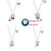 【Chính Hãng】swarovski Dây Chuyền Pha Lê Mười Hai Chòm Sao Hello Kitty Chuỗi Xương Đòn Vàng Trắng Thời Trang Đáng Yêu Kalung 5215030 Tặng Bạn Gái Một Món Quà 4