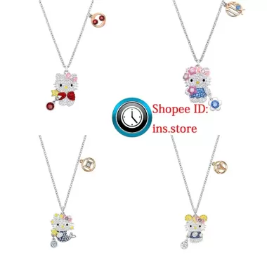 【Chính Hãng】swarovski Dây Chuyền Pha Lê Mười Hai Chòm Sao Hello Kitty Chuỗi Xương Đòn Vàng Trắng Thời Trang Đáng Yêu Kalung 5215030 Tặng Bạn Gái Một Món Quà 4 【Chính Hãng】swarovski Dây Chuyền Pha Lê Mười Hai Chòm Sao Hello Kitty Chuỗi Xương Đòn Vàng Trắng Thời Trang Đáng Yêu Kalung 5215030 Tặng Bạn Gái Một Món Quà 4