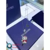 【Chính Hãng】swarovski Dây Chuyền Pha Lê Mười Hai Chòm Sao Hello Kitty Chuỗi Xương Đòn Vàng Trắng Thời Trang Đáng Yêu Kalung 5215030 Tặng Bạn Gái Một Món Quà 6