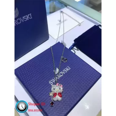【Chính Hãng】swarovski Dây Chuyền Pha Lê Mười Hai Chòm Sao Hello Kitty Chuỗi Xương Đòn Vàng Trắng Thời Trang Đáng Yêu Kalung 5215030 Tặng Bạn Gái Một Món Quà 6 【Chính Hãng】swarovski Dây Chuyền Pha Lê Mười Hai Chòm Sao Hello Kitty Chuỗi Xương Đòn Vàng Trắng Thời Trang Đáng Yêu Kalung 5215030 Tặng Bạn Gái Một Món Quà 6
