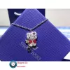 【Chính Hãng】swarovski Dây Chuyền Pha Lê Mười Hai Chòm Sao Hello Kitty Chuỗi Xương Đòn Vàng Trắng Thời Trang Đáng Yêu Kalung 5215030 Tặng Bạn Gái Một Món Quà 7