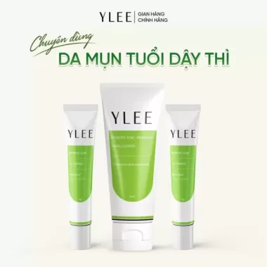 Bộ combo 01 sữa rửa mặt YLEE và 2 gel giảm mụn YLEE