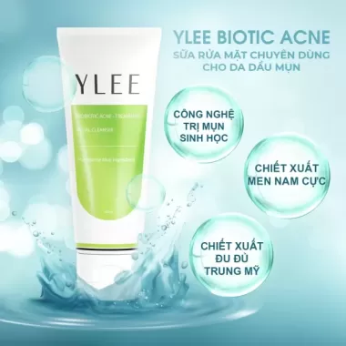 Combo 01 Sữa rửa mặt YLEE và 02 Gel giảm mụn YLEE cho da dầu mụn ,da mụn tuổi dậy thì 5 Combo 01 Sữa rửa mặt YLEE và 02 Gel giảm mụn YLEE cho da dầu mụn ,da mụn tuổi dậy thì 5
