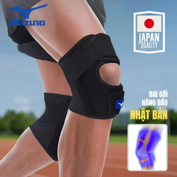 Cách chọn và sử dụng Đai Bó Gối Mizuno để giảm căng cơ khi tập luyện