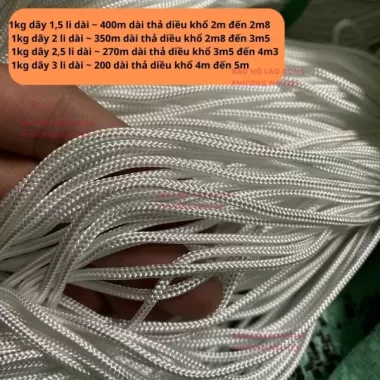 Dây dù malai ,dây thả diều bền chắc chất lượng cao tiện dụng 2 Dây dù malai ,dây thả diều bền chắc chất lượng cao tiện dụng 2