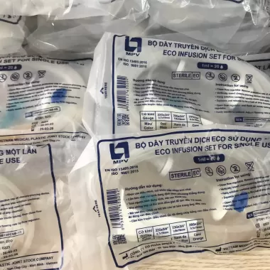 Dây truyền dịch, truyền nước biển, truyền tĩnh mạch MPV