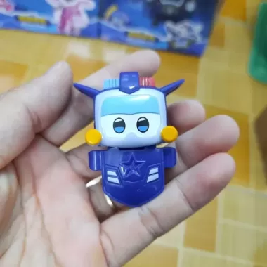 Đồ chơi máy bay biến hình robot Super wings mô hình cảnh sát Paul , Jett tia chớp, Donnie thông minh và thú cưng siêu cấp đồ chơi trẻ em 2
