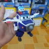 Đồ chơi máy bay biến hình robot Super wings mô hình cảnh sát Paul , Jett tia chớp, Donnie thông minh và thú cưng siêu cấp đồ chơi trẻ em 5