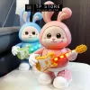 Đồ chơi thỏ đánh đàn guitar có đèn nhac cho bé vui nhộn , Đồ chơi thỏ phát nhạc nhún nhảy cho trẻ giải trí TP Store 1