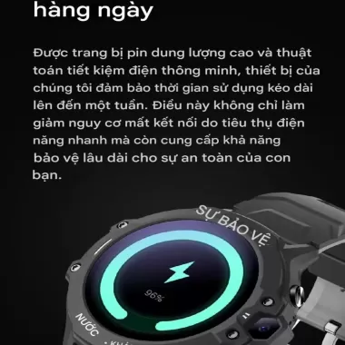 [Dòng cao cấp][đồng hồ cho bé] Đồng hồ thông Minh K55 gọi video, định vị, khoanh vùng an toàn, sos, gọi thường, đi bơi 8