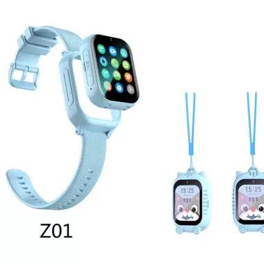 Đồng hồ thông minh trẻ em cao cấp Z01 Pro 2025 GPS Wifi tải App Định vị Pin 800mah chống nước