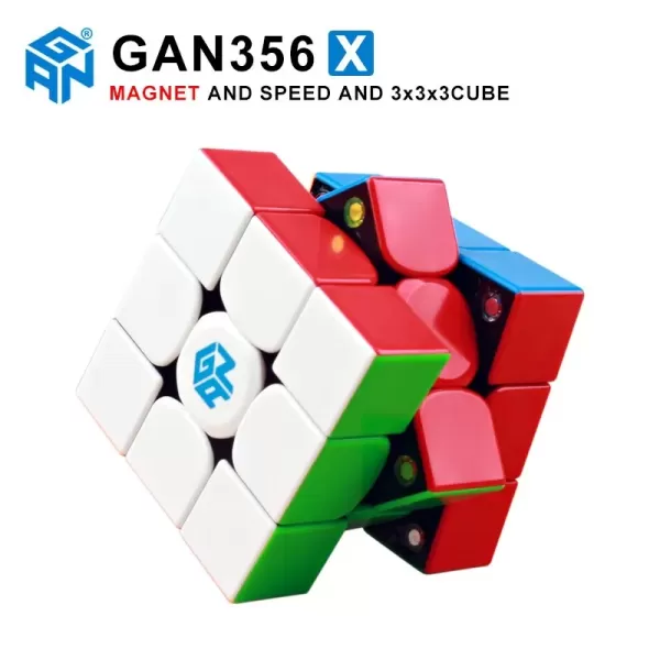 Hình ảnh sản phẩm GAN 356 X S Khối Rubik Gan Tốc Độ Từ Tính Khối Rubik GAN 356 XS Không Nhãn Dán Chuyên Nghiệp 3X3 Nam Châm GAN 356X S Gan 356 X V2