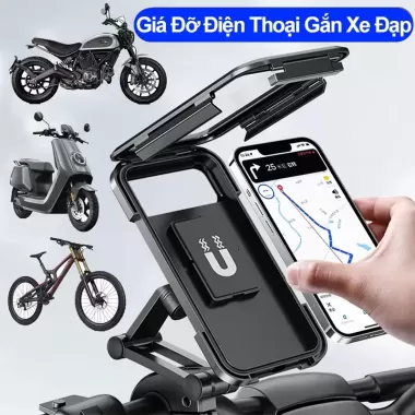 Giá đỡ điện thoại xe máy kẹp điện thoại Giảm xóc chống sốc che nắng chống trộm Sạc không dây YF285