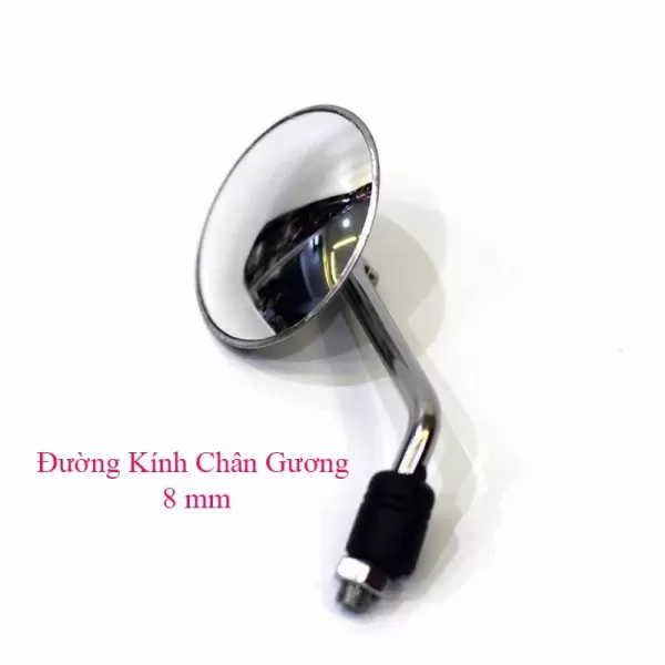 Hình ảnh sản phẩm Gương chiếu hậu, gương cầu lồi gắn xe máy chân 10 ly và 8y(Gía 1 chiếc ren thuận)