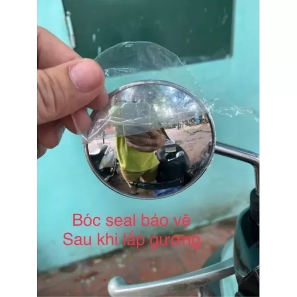 Hình ảnh sản phẩm Gương chiếu hậu, gương cầu lồi gắn xe máy chân 10 ly và 8y(Gía 1 chiếc ren thuận)