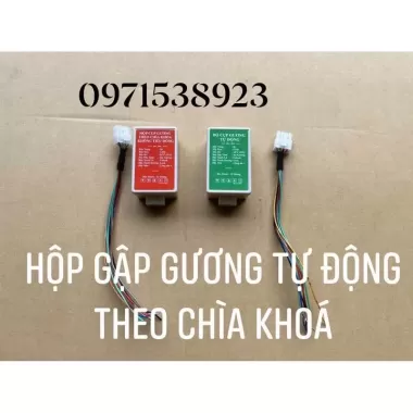 Hộp gập gương tự động theo chìa khoá xe oto