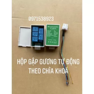 Hộp gập gương tự động theo chìa khoá xe oto