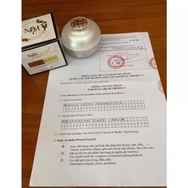 Kem Face Dưỡng Trắng Da Balla Luta Chính Hãng Màu Trắng 30g 4