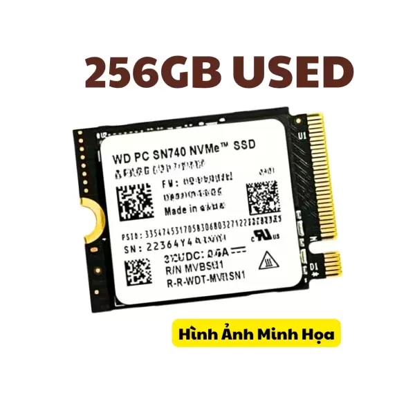 Hình ảnh sản phẩm (Lagihitech) Ổ Cứng SSD Western Digital SN740 512GB / 1TB M2 2230 PCIe Gen 4.0 Bảo hành 3 năm - Chính hãng WD
