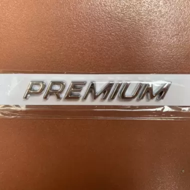 Logo chữ nổi PREMIUM / LUXURY / CX-5 dán xe KIA Cerato, K3, Soluto....: Mazda 3, Mazda 6, CX5, CX8.