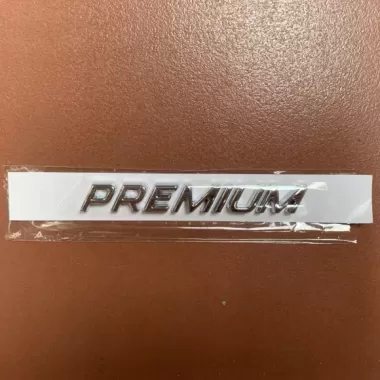 Logo chữ nổi PREMIUM / LUXURY / CX-5 dán xe KIA Cerato, K3, Soluto....: Mazda 3, Mazda 6, CX5, CX8.