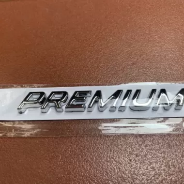 Logo chữ nổi PREMIUM / LUXURY / CX-5 dán xe KIA Cerato, K3, Soluto....: Mazda 3, Mazda 6, CX5, CX8.