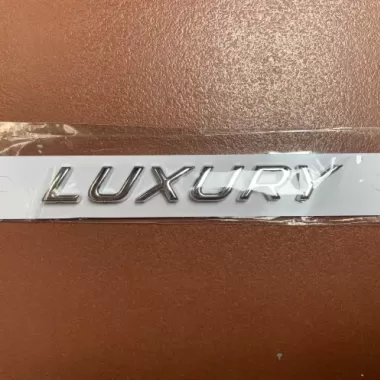 Logo chữ nổi PREMIUM / LUXURY / CX-5 dán xe KIA Cerato, K3, Soluto....: Mazda 3, Mazda 6, CX5, CX8.