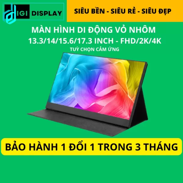 Hình ảnh sản phẩm Màn hình di động IPS 100%sRGB FHD 2K/4K Type C/HDMI - Portable Monitor