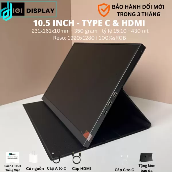 Hình ảnh sản phẩm Màn hình di động IPS 100%sRGB FHD 2K/4K Type C/HDMI - Portable Monitor