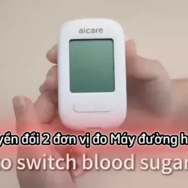 Máy Đo Đường Huyết ACCU Chính Hãng AICARE W33 + 50 que + 50 kim ( có thể chỉnh đơn vị mg/dL - mmol/L )