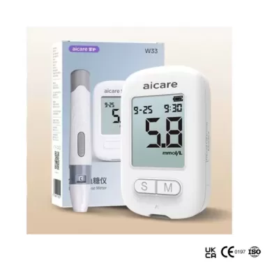 Máy Đo Đường Huyết ACCU Chính Hãng AICARE W33 + 50 que + 50 kim ( có thể chỉnh đơn vị mg/dL - mmol/L ) 5 Máy Đo Đường Huyết ACCU Chính Hãng AICARE W33 + 50 que + 50 kim ( có thể chỉnh đơn vị mg/dL - mmol/L ) 5