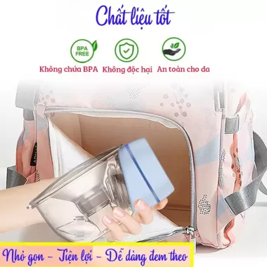 Máy hút sữa rảnh tay thông minh không dây, 9 mức độ có masage, vắt sữa, kích sữa không đau, không chứa BPA-Khoaibaby 3