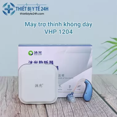 MÁY TRỢ THÍNH KHÔNG DÂY VHP 1204 [ BẢO HÀNH 24 THÁNG ] TAI NGHE TRỢ THÍNH ĐEO VÀNH TAI, KHỬ TIẾNG ỐN, KHÔNG GÂY ĐAU TAI 7