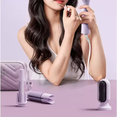 Máy uốn tóc xoăn tự động Akio 3 trục thay đổi đường kính uốn 28mm, 32mm 40mm và 1 đầu lược 7