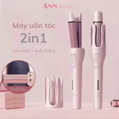 Máy uốn tóc xoăn tự động Akio 3 trục thay đổi đường kính uốn 28mm, 32mm 40mm và 1 đầu lược 9
